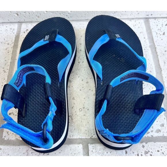 Teva Universal Flatform Sandal Blue Black White Unisex Outdoor Waterproof Size 9 main image 7